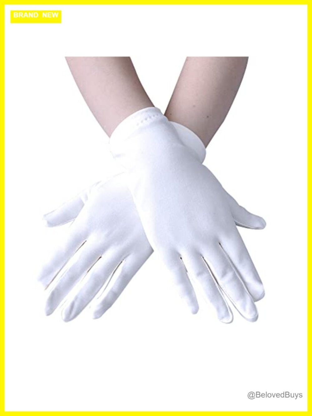 Spandex Opera Gloves Short Stretchy 1920s Flapper Costume Accessories